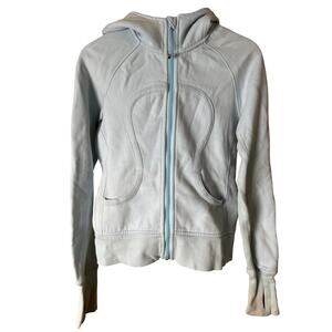 Lululemon Powder Blue Hooded Jacket Women's Size 6